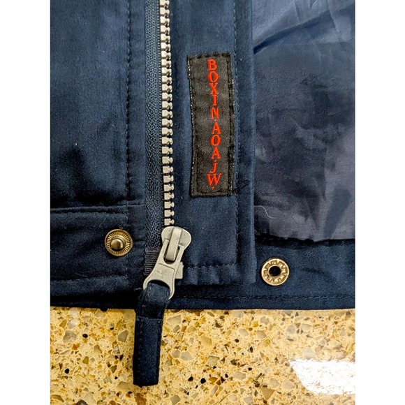 Men's Navy Blue Jacket Windbreaker by Boxin.Aoa.Jw Size S - Picture 10 of 15